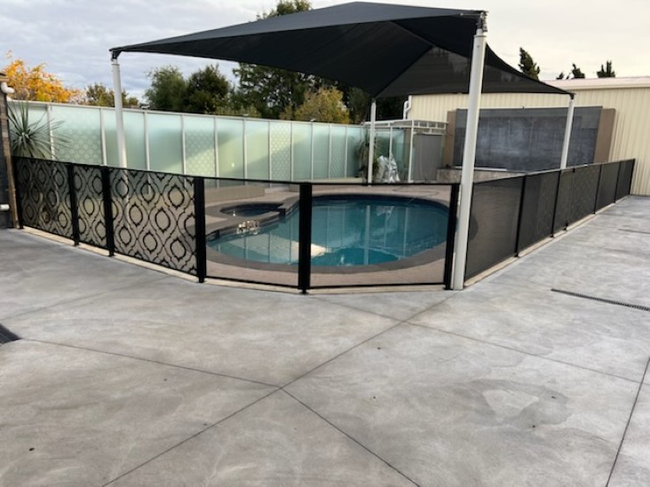 Decoview Custom Pool Perf Panel in Textured Black