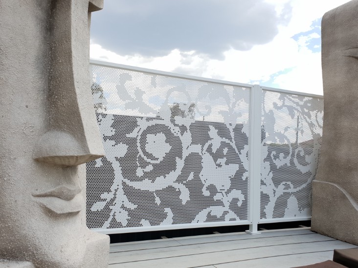 Decoview Custom Pool Perf Panel in Textured White