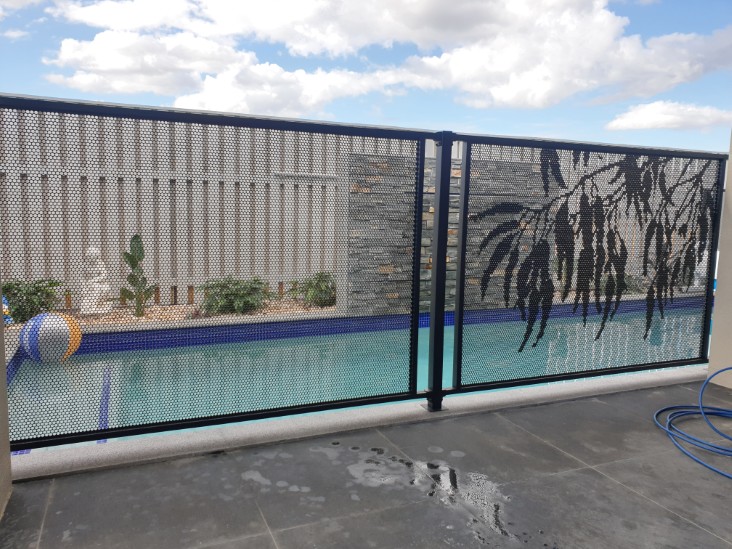 Decoview Gum Perf Pool Perf Panel in Textured Black