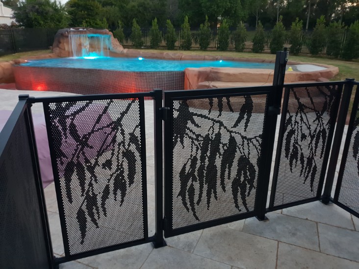 Decoview Gum Perf Pool Perf Panel in Textured Black