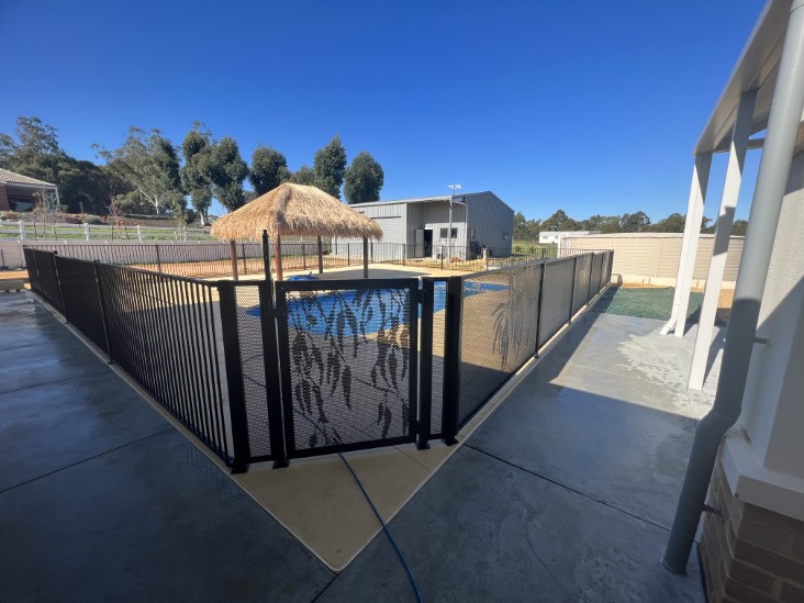 Decoview Gum Perf Pool Perf Panel in Textured Black
