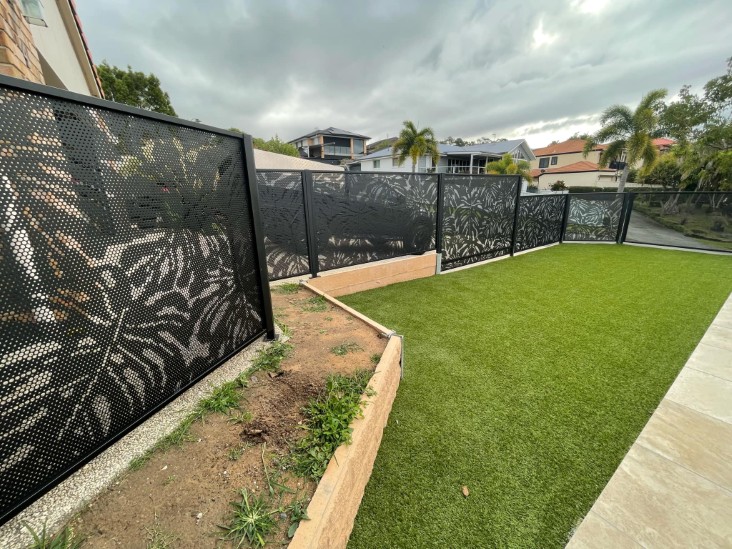 Decoview Monstera Perf Pool Perf Panel in Textured Black