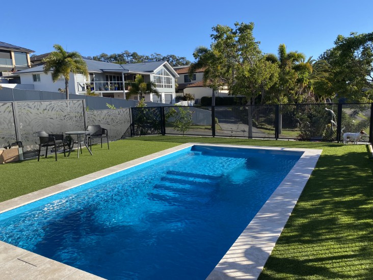 Decoview Monstera Perf Pool Perf Panel in Textured Black