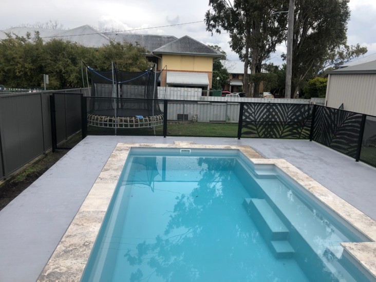 Decoview Palmy Perf Pool Perf Panel in Textured Black