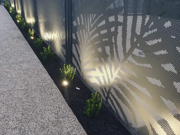 Decoview Palmy Perf Pool Perf Panel in Textured Black