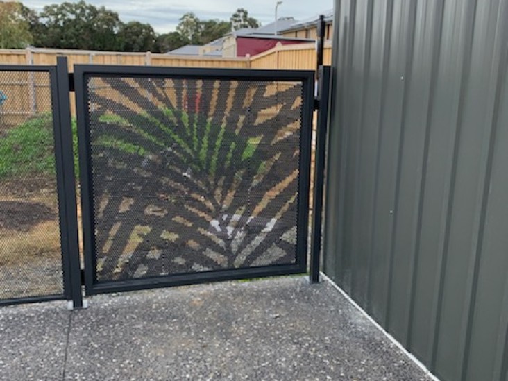 Decoview Palmy Perf Pool Perf Panel in Textured Black
