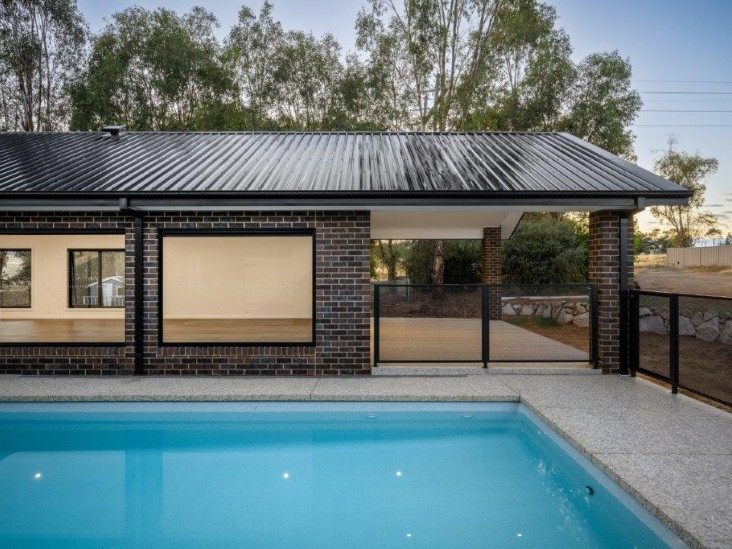 Decoview Pure Perf Pool Perf Panel in Textured Black