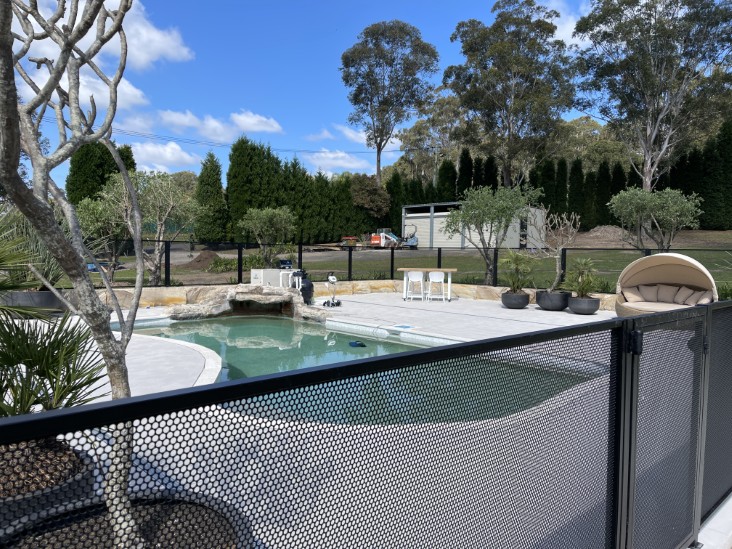 Decoview Pure Perf Pool Perf Panel in Textured Black