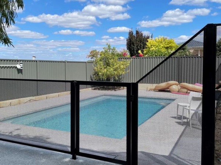 Decoview Pure Perf Pool Perf Panel in Textured Black