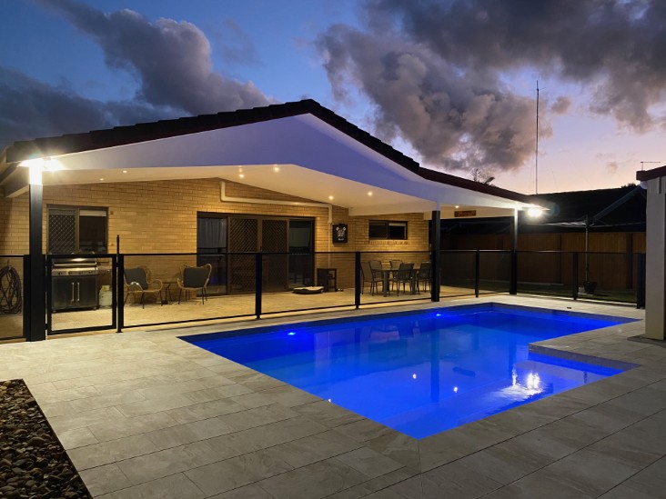 Decoview Pure Perf Pool Perf Panel in Textured Black