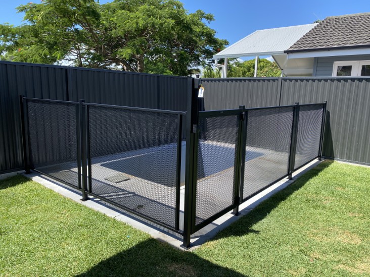 Decoview Pure Perf Pool Perf Panel in Textured Black