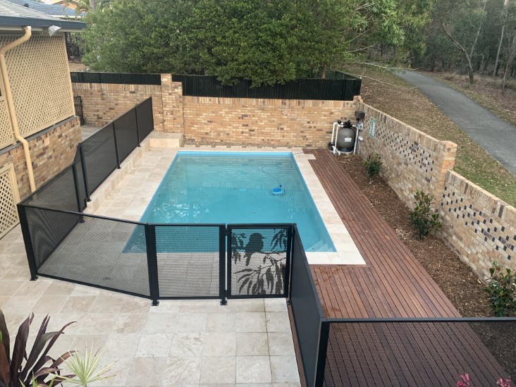 Decoview Pure Perf Pool Perf Panel in Textured Black