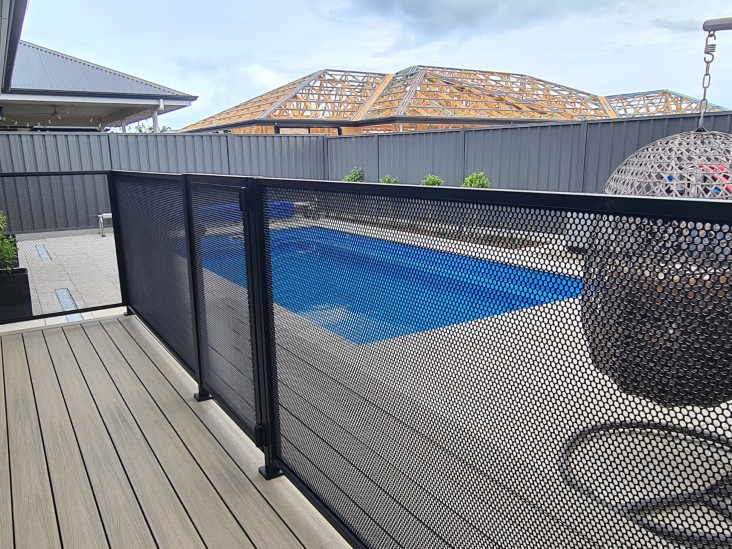 Decoview Pure Perf Pool Perf Panel in Textured Black
