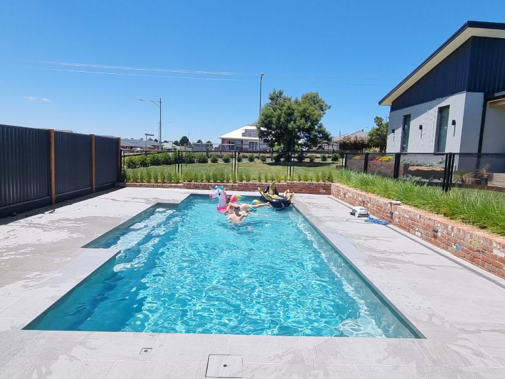 Decoview Pure Perf Pool Perf Panel in Textured Black