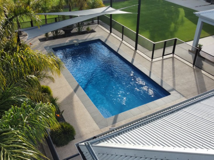 Decoview Pure Perf Pool Perf Panel in Textured Black