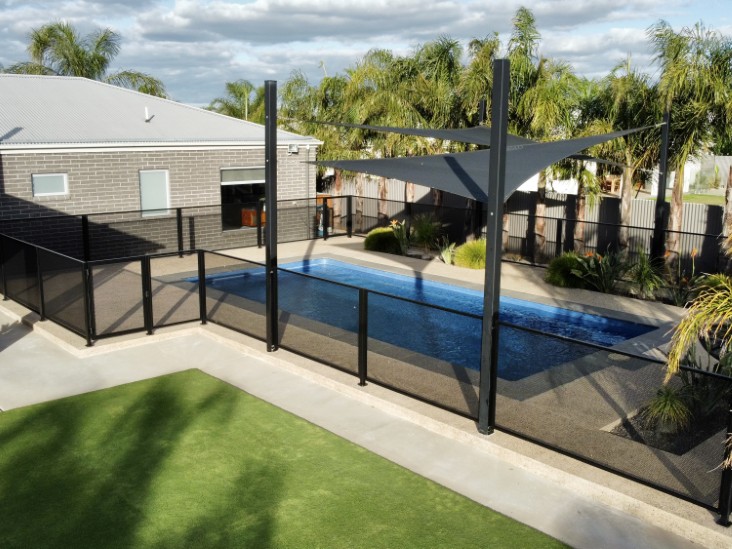 Decoview Pure Perf Pool Perf Panel in Textured Black