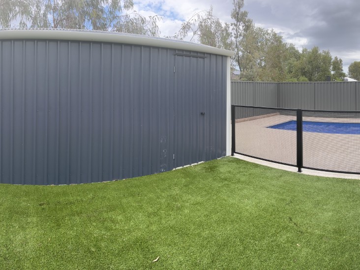 Decoview Pure Perf Pool Perf Panel in Textured Black