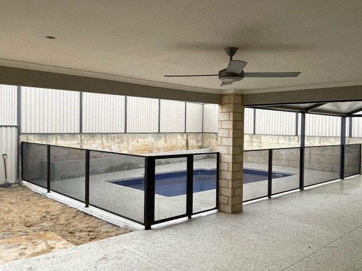 Decoview Pure Perf Pool Perf Panel in Textured Black