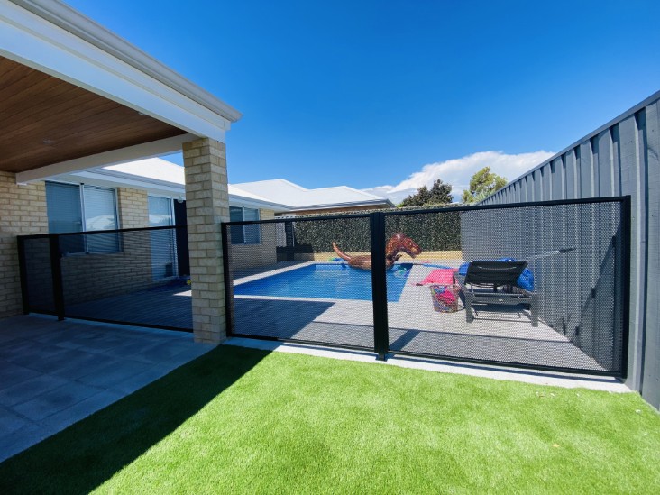 Decoview Pure Perf Pool Perf Panel in Textured Black