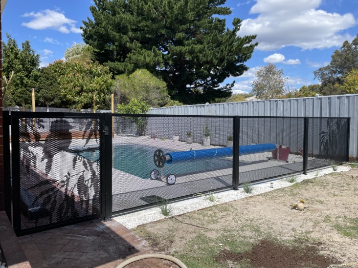 Decoview Pure Perf Pool Perf Panel in Textured Black