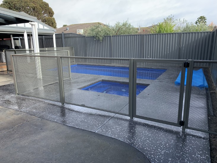 Decoview Pure Perf Pool Perf Panel in Textured Ironstone