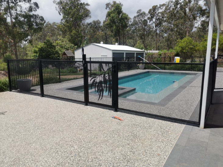 Decoview Pure Perf Pool Perf Panel in Textured Monument