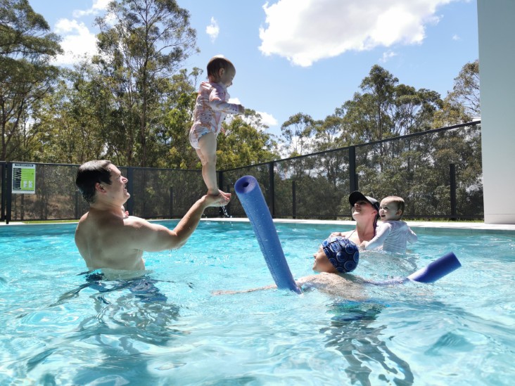 Decoview Pure Perf Pool Perf Panel in Textured Monument