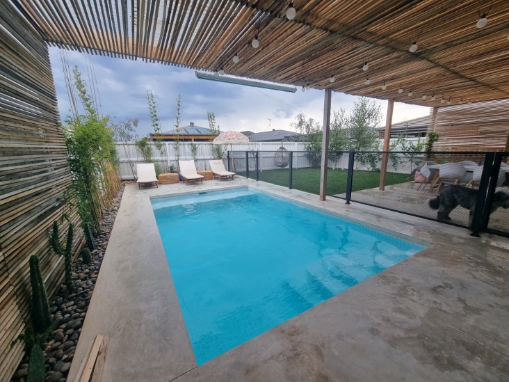 Decoview Pure Perf Pool Perf Panel in Textured Monument