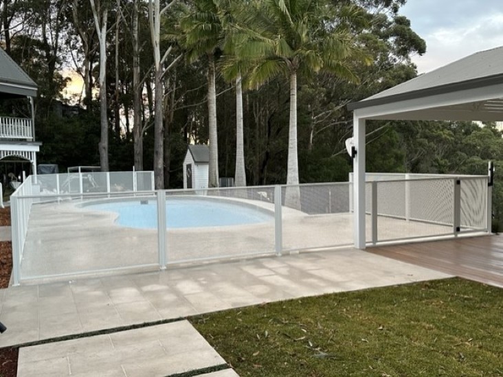 Decoview Pure Perf Pool Perf Panel in Textured Surfmist