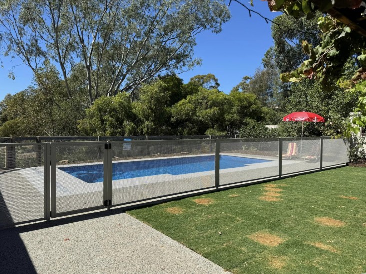 Decoview Pure Perf Pool Perf Panel in Textured Woodland Grey