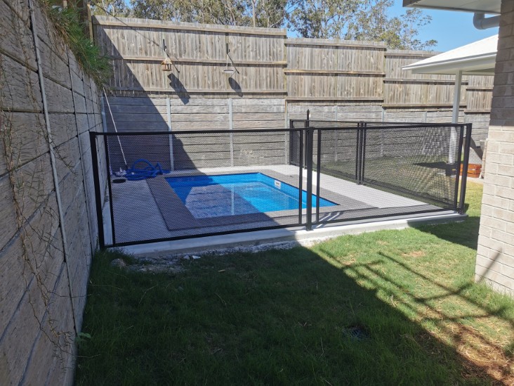 Decoview  Pool Perf Panel in Textured Monument
